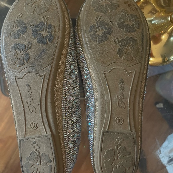 Bling 💎 embellished flats for women size 10 - Picture 3 of 3